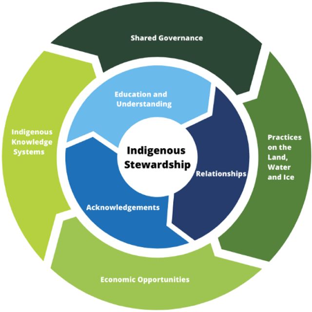 Proposed Indigenous Stewardship Framework, text version follows