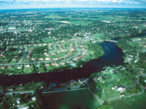 Aerial view of ‘The Long Reach’