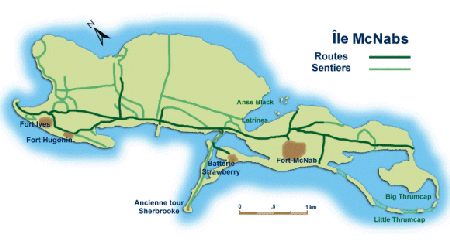 Carte de lieu historique national du Canada du Fort-McNab