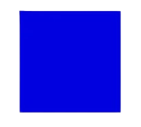 Le symbole du carré bleu indique que le sentier est de niveau moyen