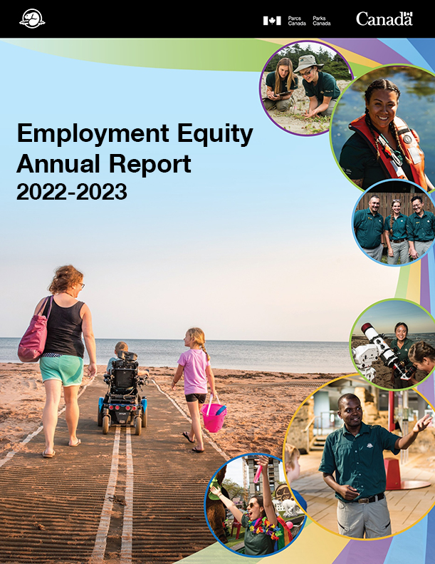 Cover page of the 2022-2023 Employment Equity Annual Report - Text version follows