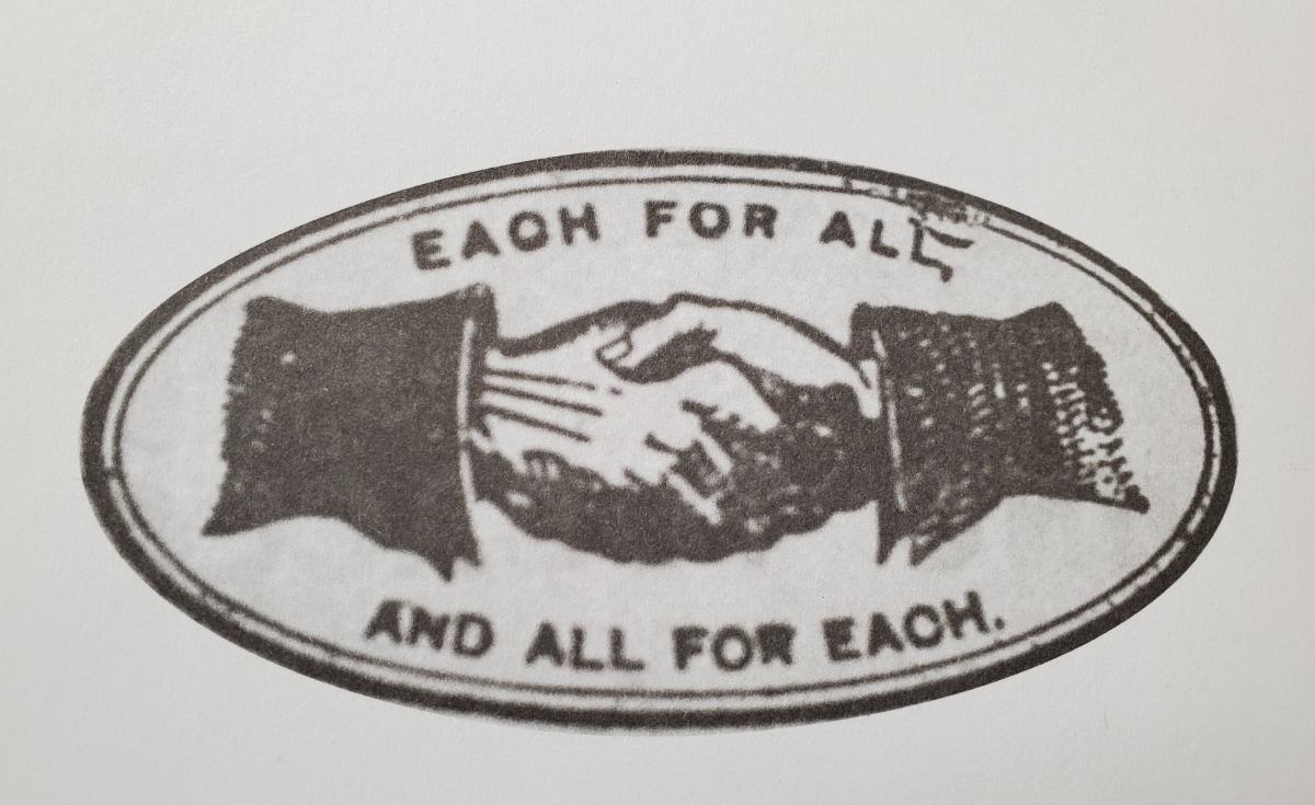 Logo and motto of the Co-operative Union of Canada