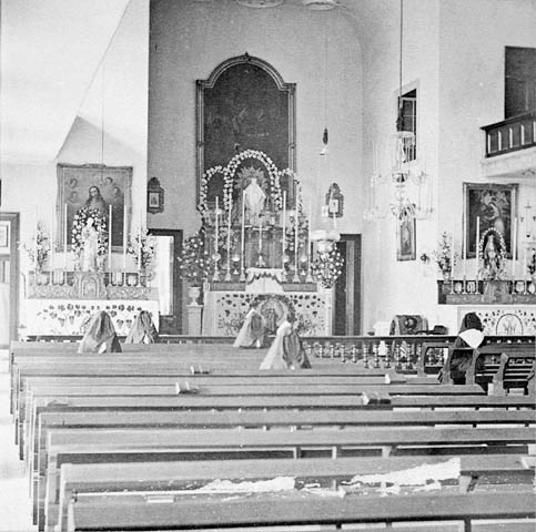 Nuns' private chapel, Congregation of Notre Dame, 1874 