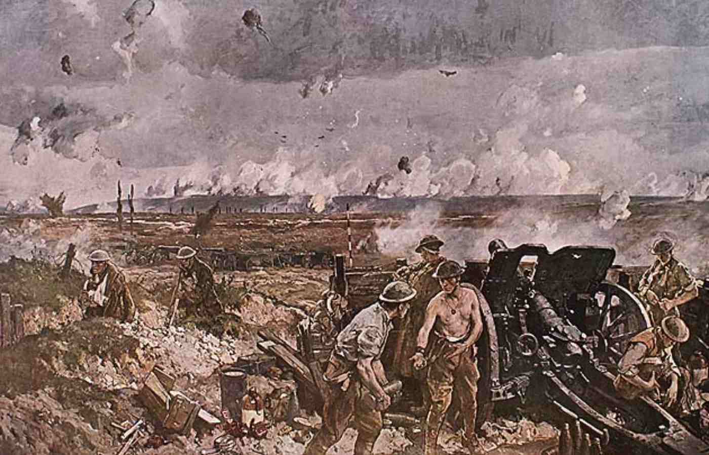 A war painting