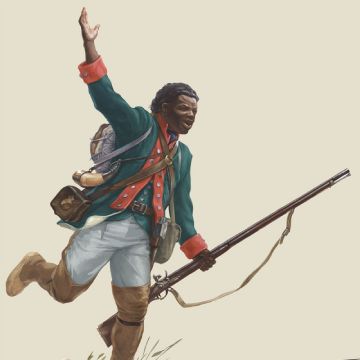 Représentation artistique d'un homme en train de courir