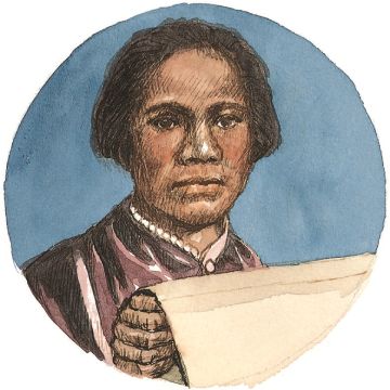 Représentation artistique d'une femme