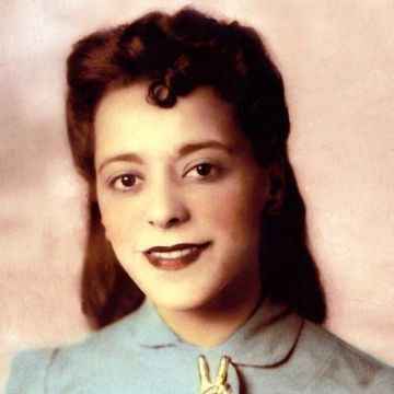 Portrait d'une femme de près