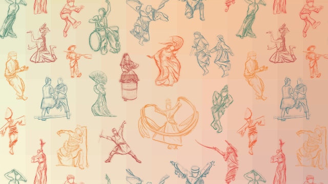 annière pour le Mois du patrimoine asiatique au Canada 2025 avec des dessins colorés de personnes participant à diverses activités culturelles.