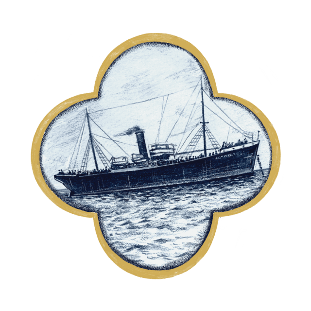 Artistic rendition of The Komagata Maru Incident of 1914 National Historic Event