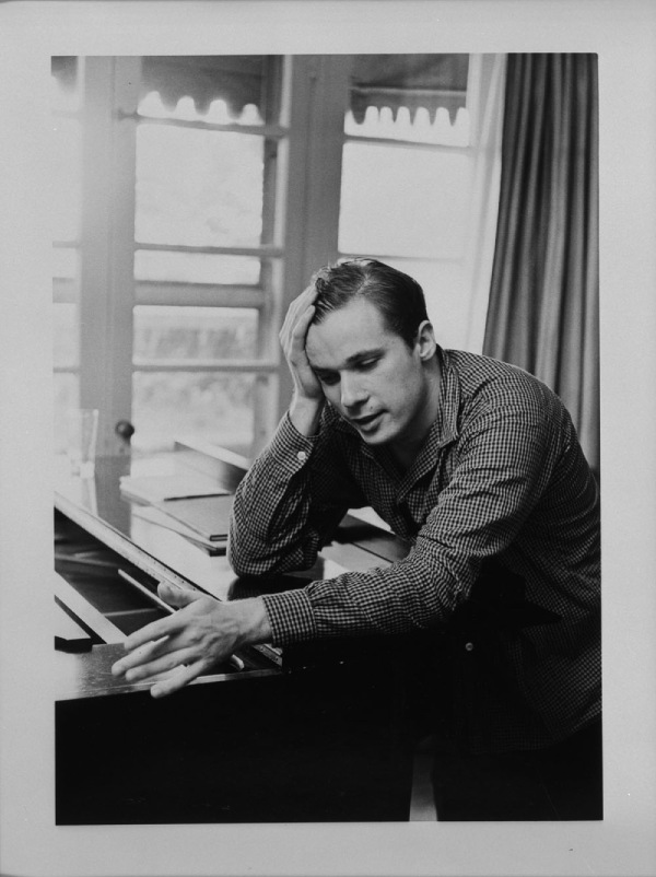 Portrait of Glen Gould at his home in Toronto, 1961