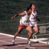 Two man during a running race