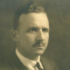 Sepia portrait of a man looking to the right
