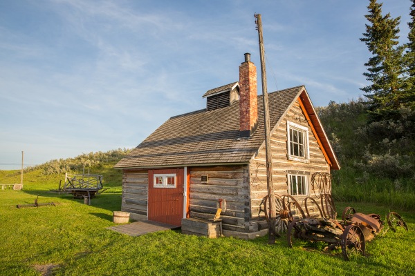 The blacksmith shop at Bar U Ranch National Historic Site