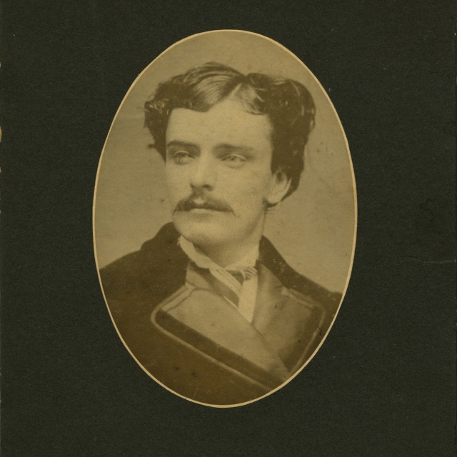 Potrait en sépia du personnage historique national d'Honoré Beaugrand