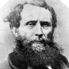 Black and white portrait of a man
