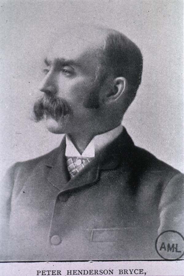 Portrait of Peter Henderson Bryce (1853-1932) National Historic Person