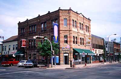 Far view of a building