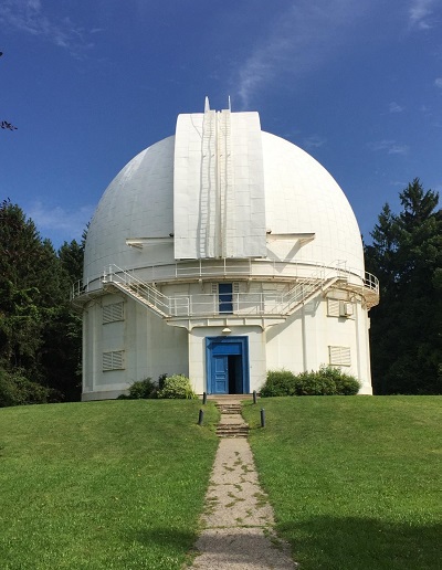 A white dome shaped building