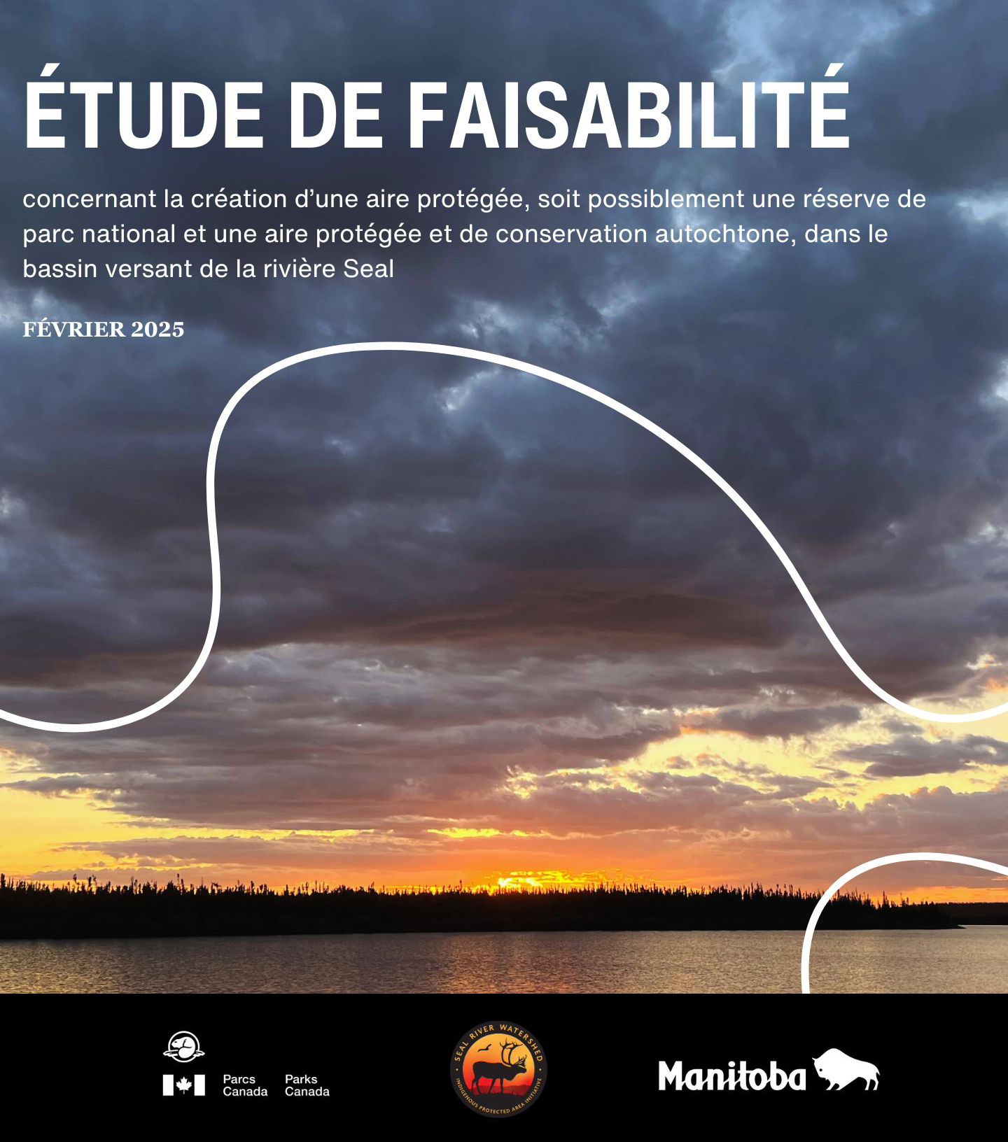 Couverture de l’étude de faisabilité concernant la création d’une aire protégée dans le bassin versant de la rivière Seal