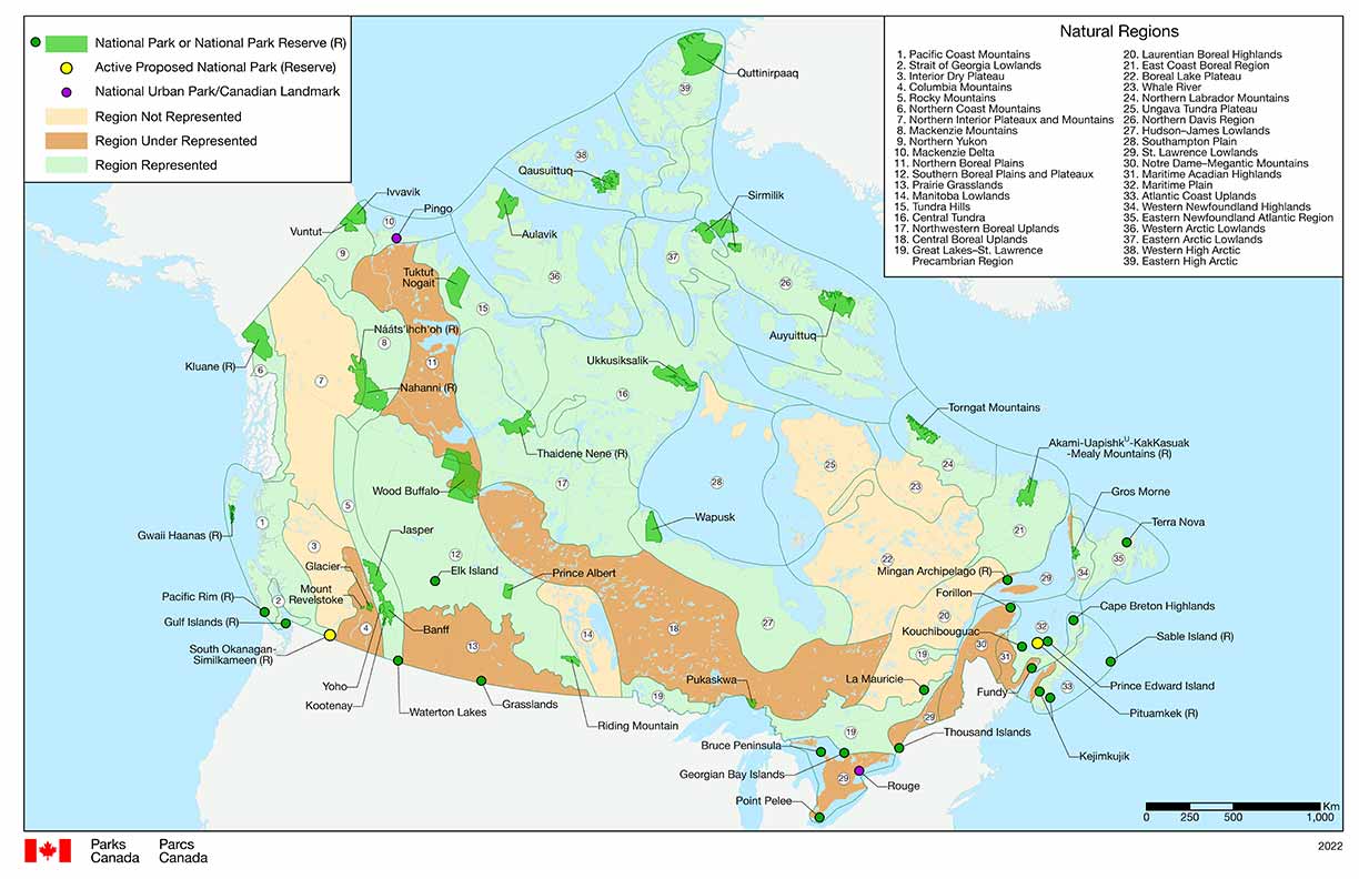 National Parks System Plan   Np Natural Regions Under Rep En Jun2022 1224x792 