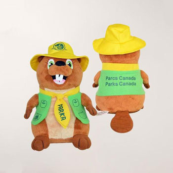 Front and back of the Parka plush