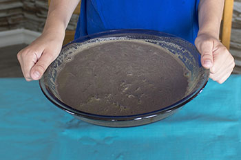 Panning with the shallow bowl