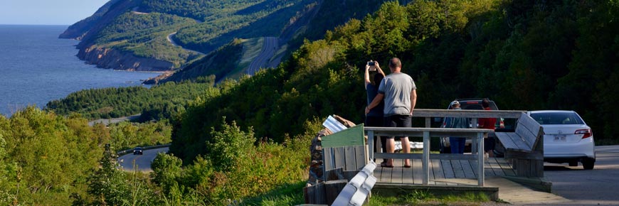 One of the Cabot Trail lookouts.