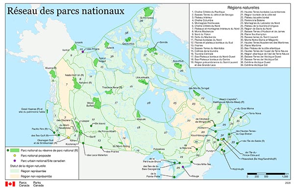 Réseau des parcs nationaux du Canada