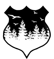 A shield and a forest