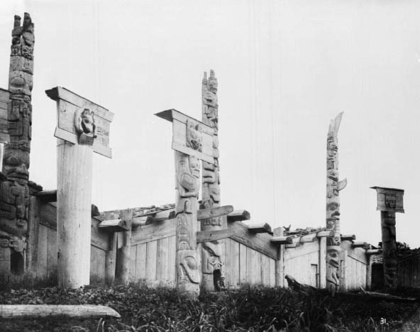 1800s Haida village site