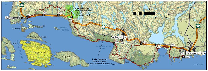 Casques Isles Trail map
