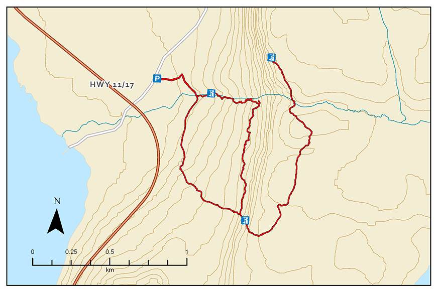 Carte de Mazukama Falls