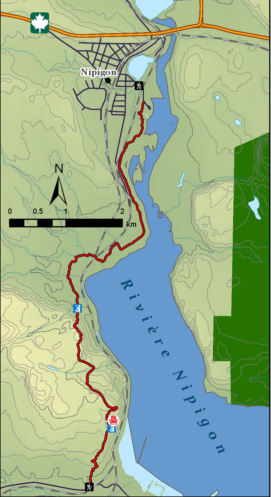 Carte de Nipigon River