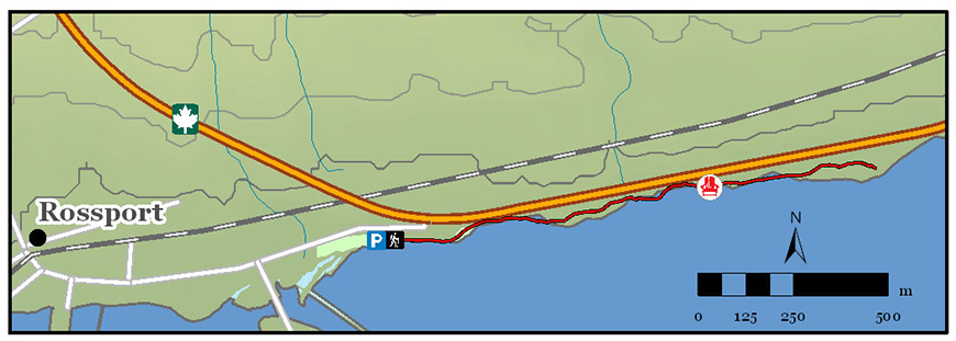 Rossport map