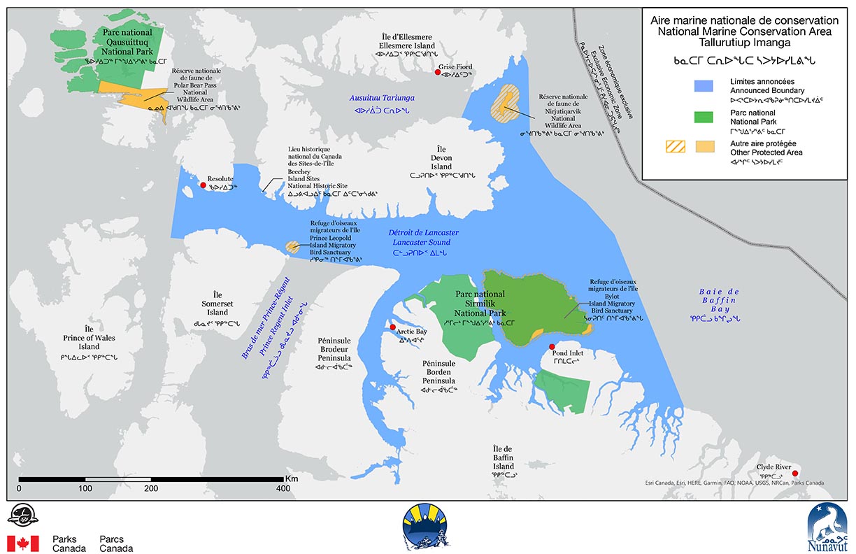 Government of Canada NMCA boundary proposal for Tallurutiup Imanga