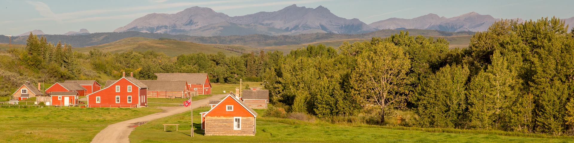 Bar U Ranch National Historic Site, set in the rolling foothills of the Rockies
