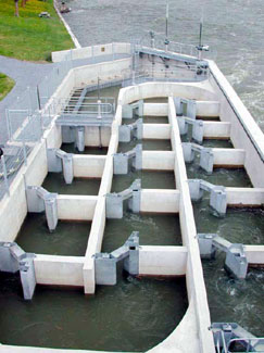 Saint Ours fish ladder