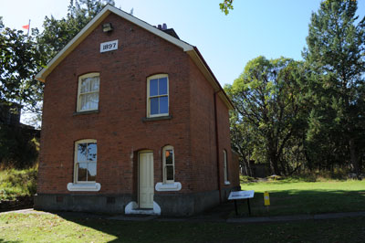 A photo of the Warrant Officer’s Quarters house