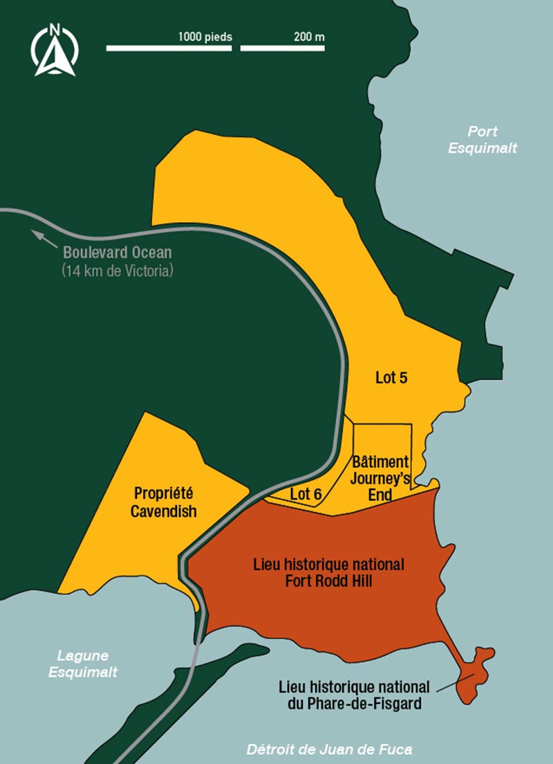 Carte 2 : Les lieux historiques nationaux et le programme de soutien aux terres — La version textuelle suit.