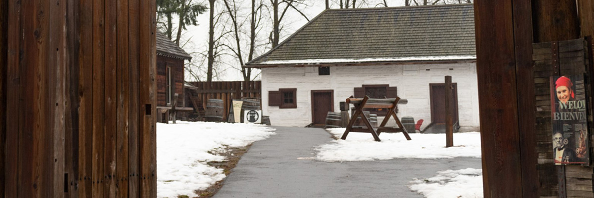entrée du lieu historique national du fort langley
