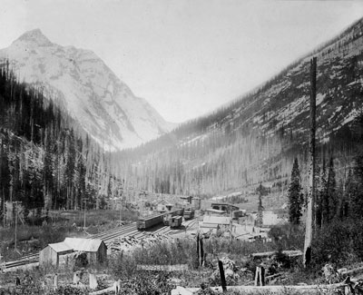 Rogers Pass summit railway yards