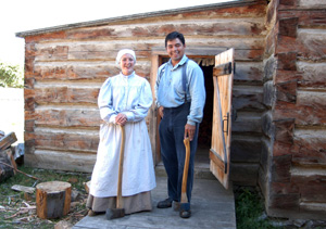 Interprètes en costume d'époque