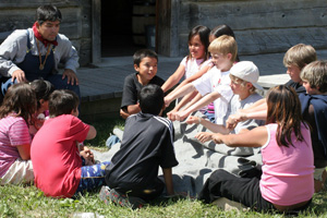 Playing traditional Lahal