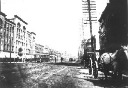 Main Street in 1889