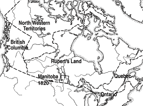 Map of Rupert's Land