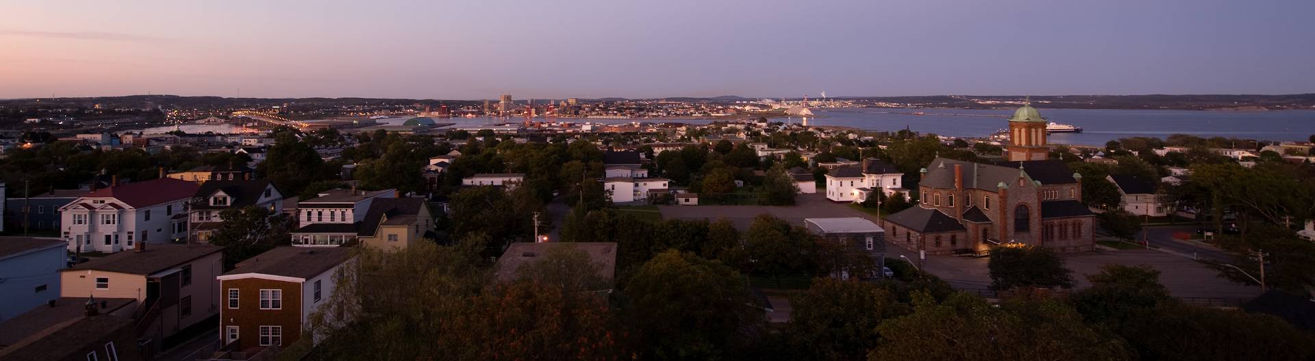 A view of Saint John from the tower