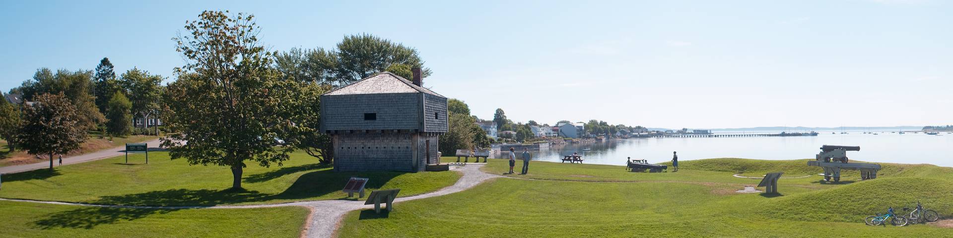 Exterior view of the Blockhouse