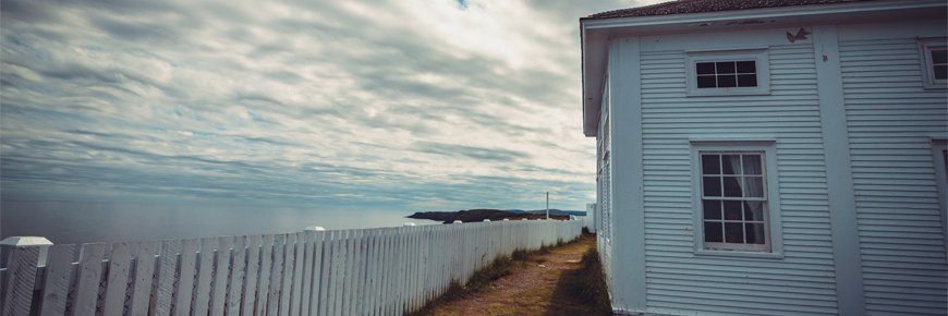 close up of the historic lighthouse