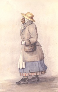 watercolour portrait of Rose Fortune