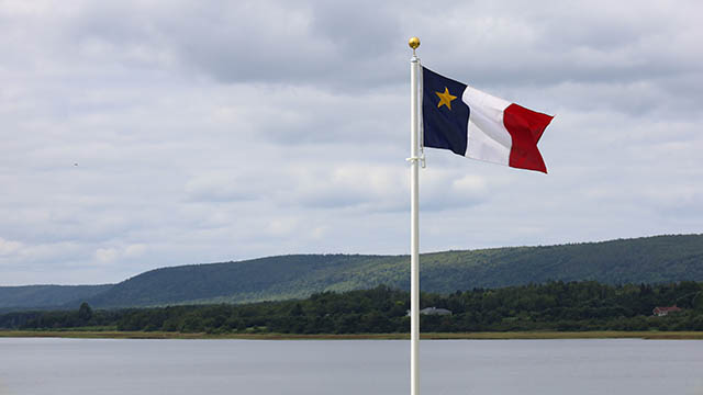 Le drapeau Acadien